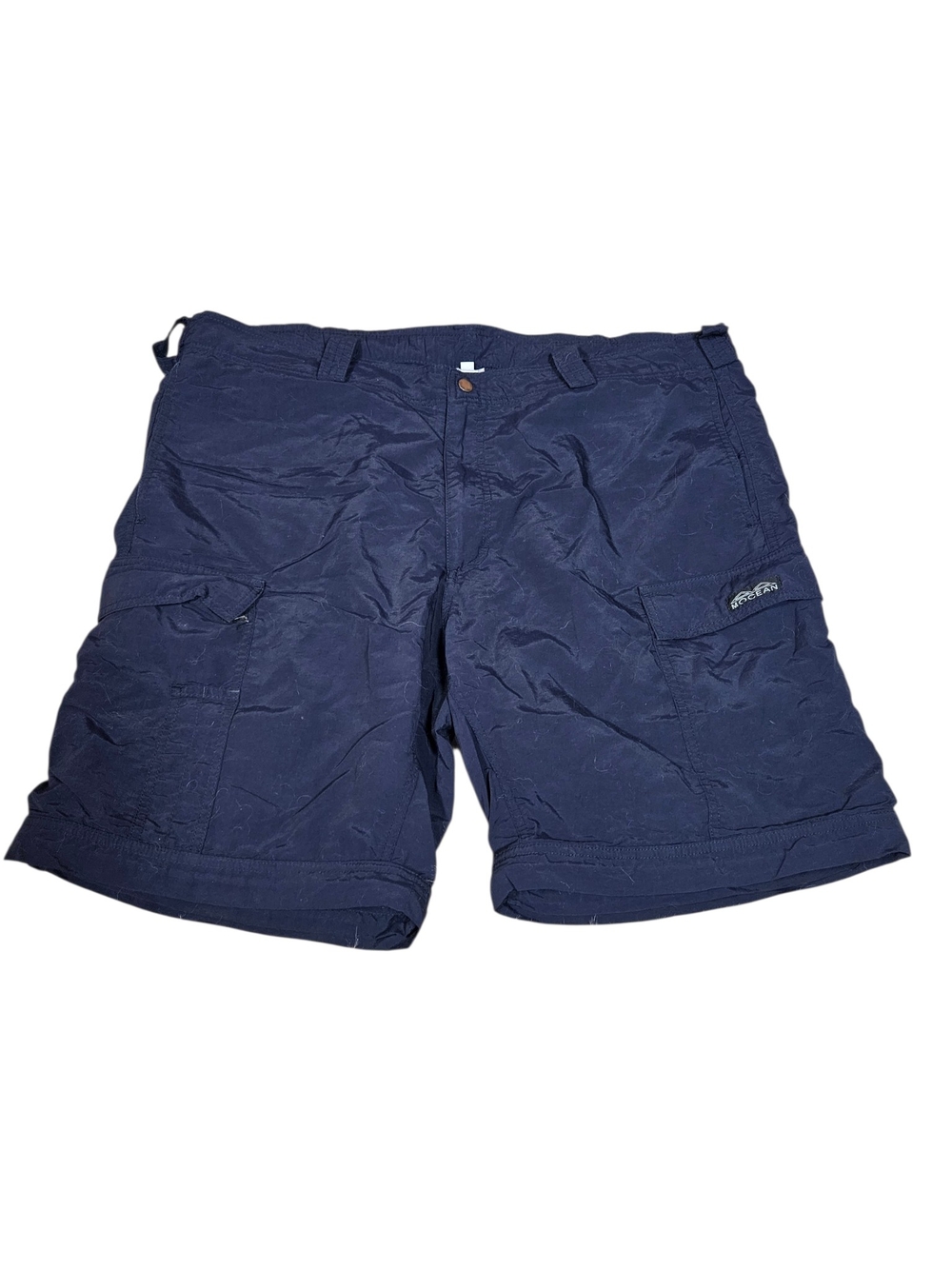 Men's Navy Cargo Shorts with Utility Pockets